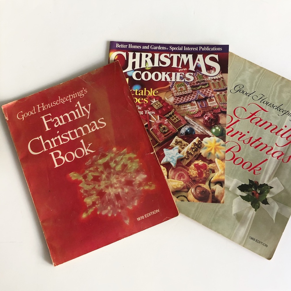 Vintage 3 Christmas Cookbook Magazines